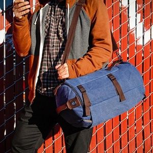 Large Duffel Travel Canvas Bag Handbag Backpack